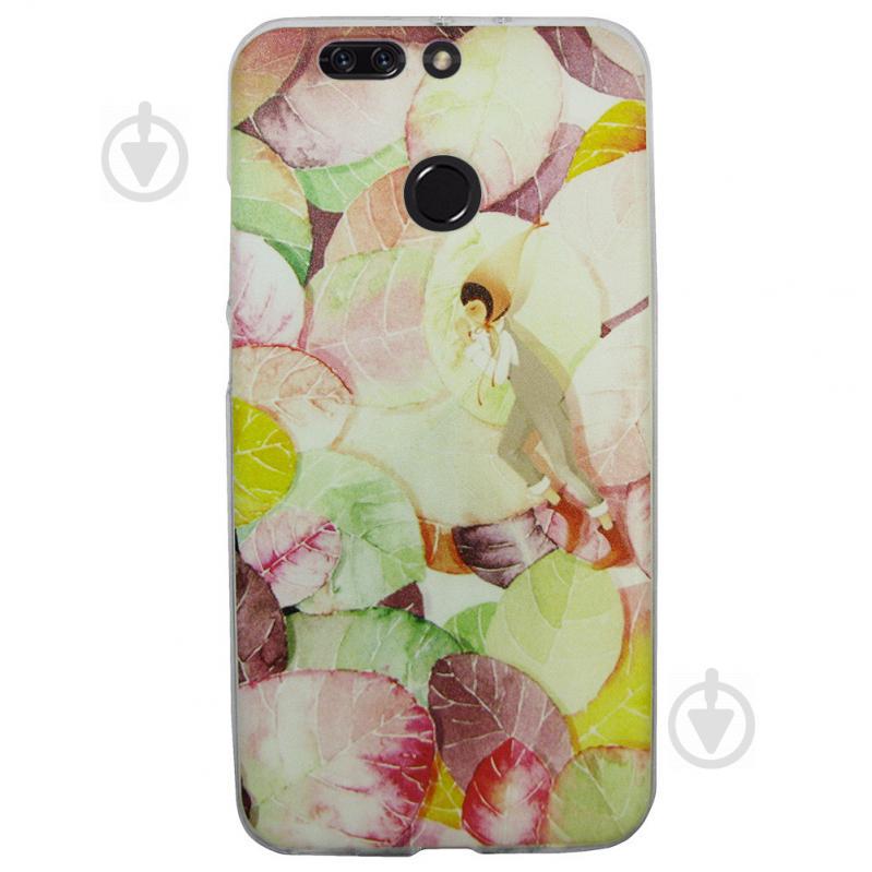 Чехол с рисунком Printed Silicone для Honor V9 / V8 Pro Листья (hub_yOpK82243)