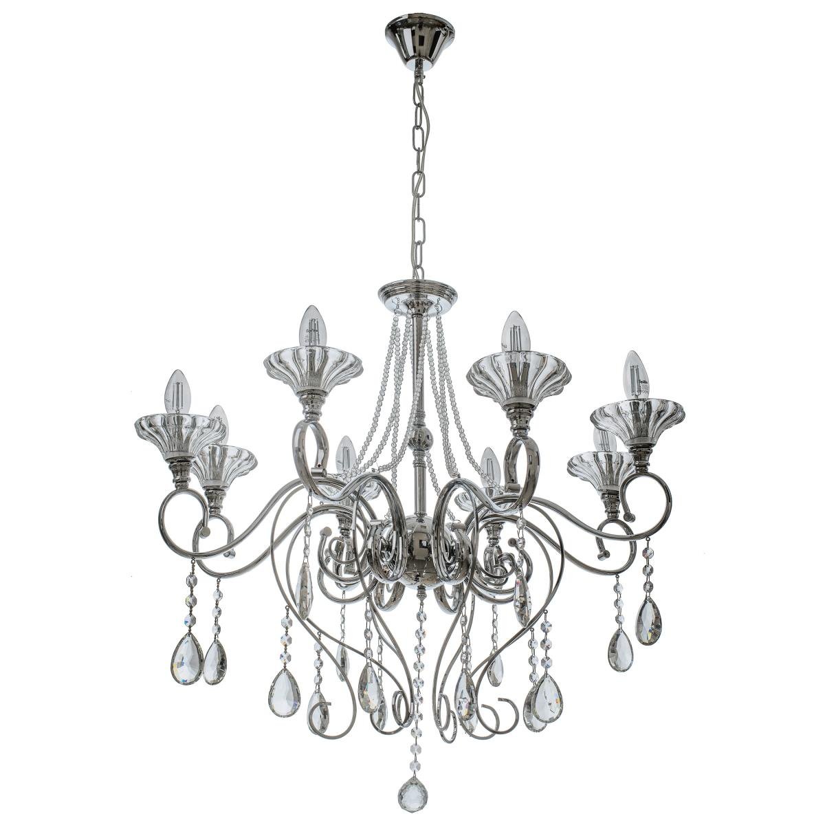 Люстра Brille BCL-722S/8 E14 CH (23-539)