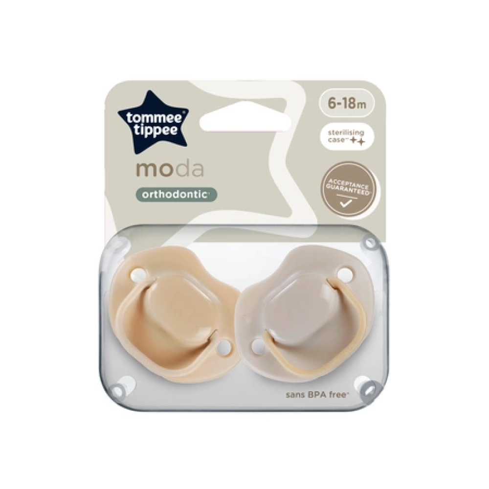 Пустушка Moda Orthodontic 6-18 міс 2 шт. (TT0498)