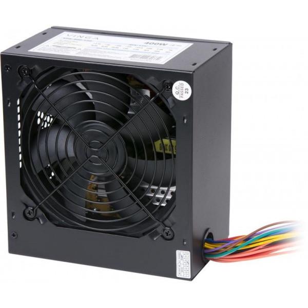 Блок питания Vinga ATX 400W (PSU-400-12 black) - фото 2