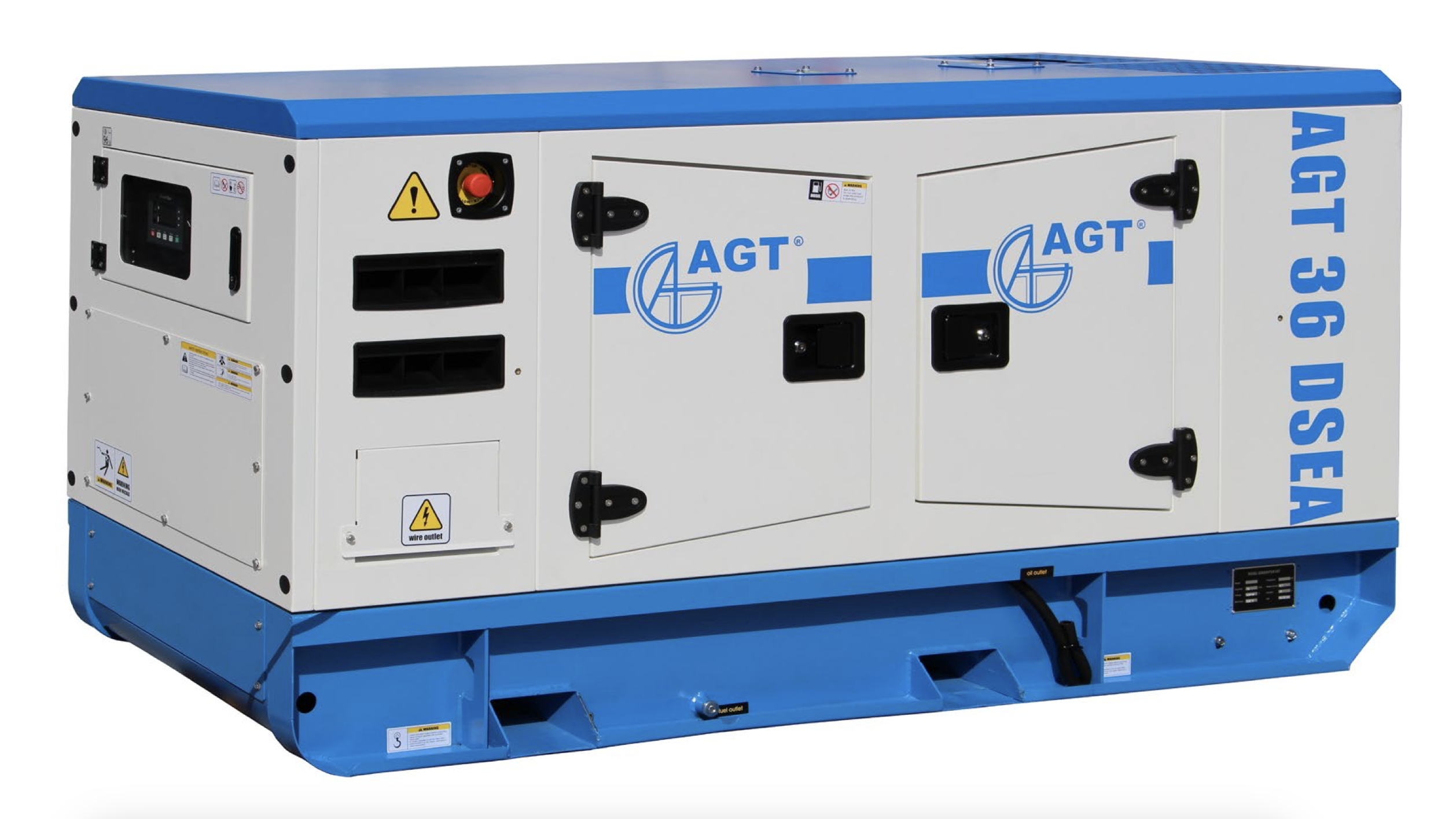 Генератор дизельный AGT 36 DSEA 26,4/28,8 кВт 380 В AVR 6,9 л/час 900 кг (AGT36DSEAP/42)