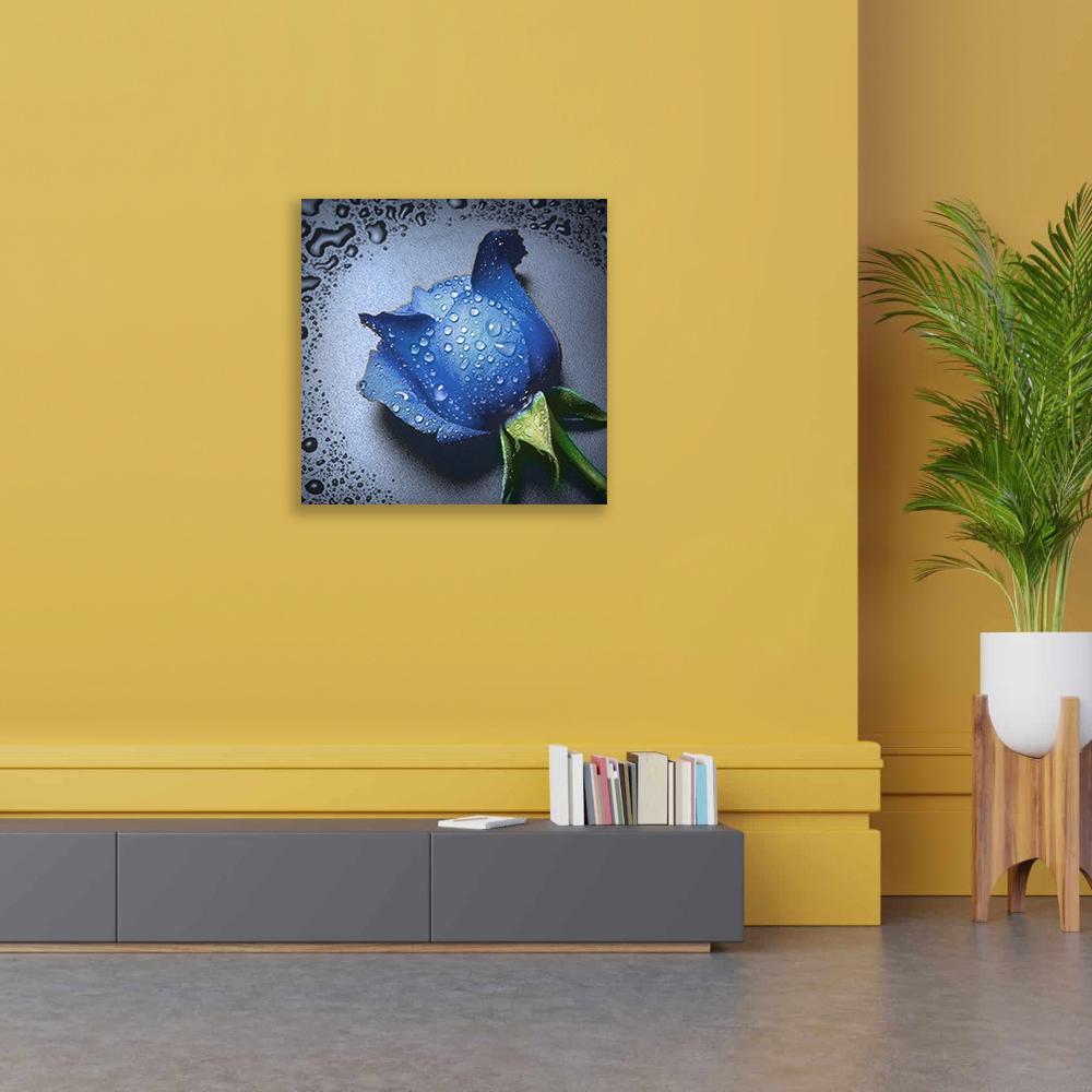 Алмазная мозаика Голубая роза 30x30 см (27230)