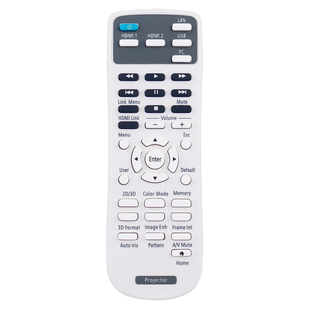 Пульт дистанційного керування для проєктора Epson EH-TW5650 EH-TW5600 EH-TW5350 EH-TW5300 Білий