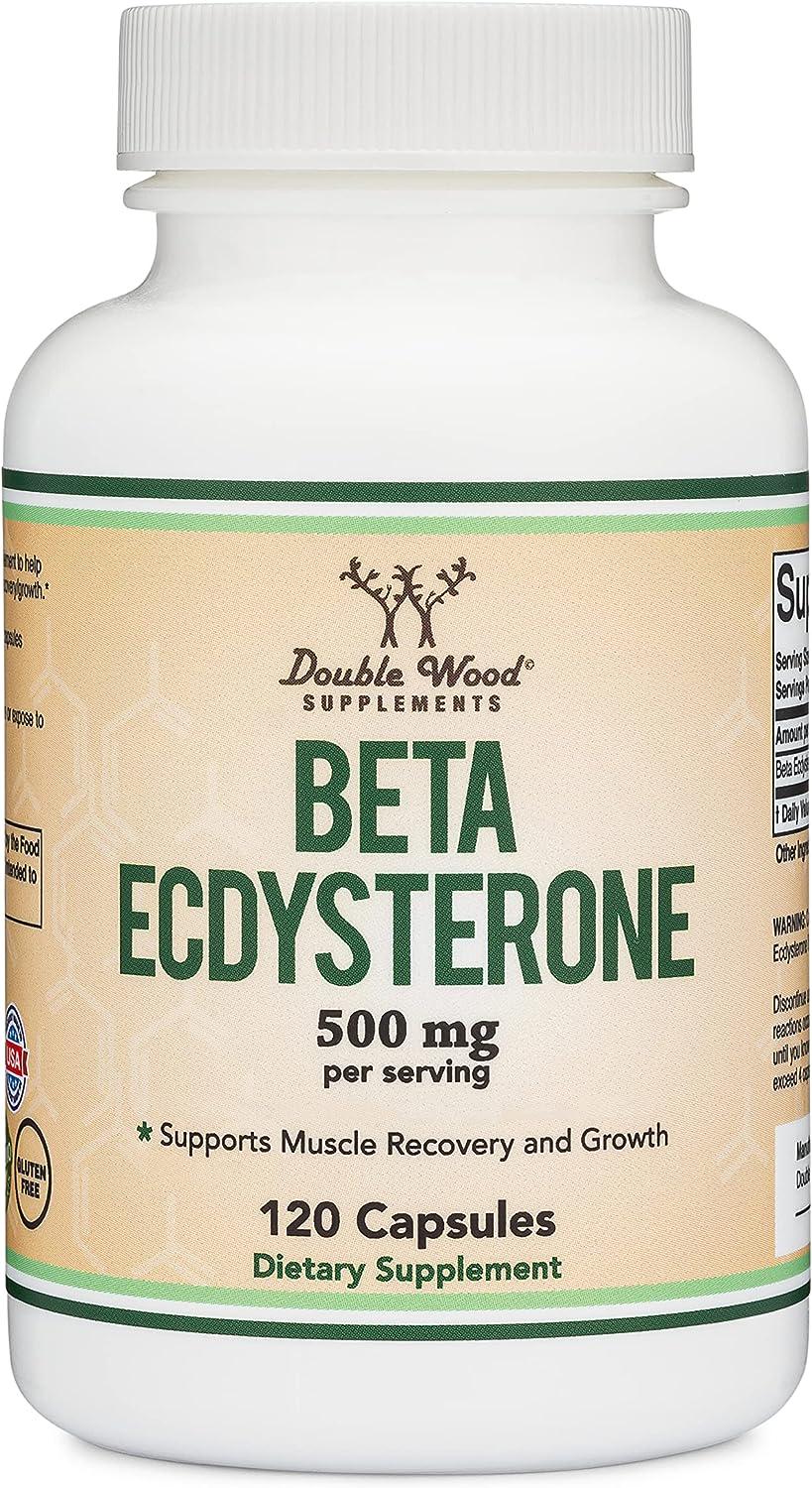 Бета-экдистерон Double Wood Supplements Beta Ecdysterone 500 mg 120 capsules