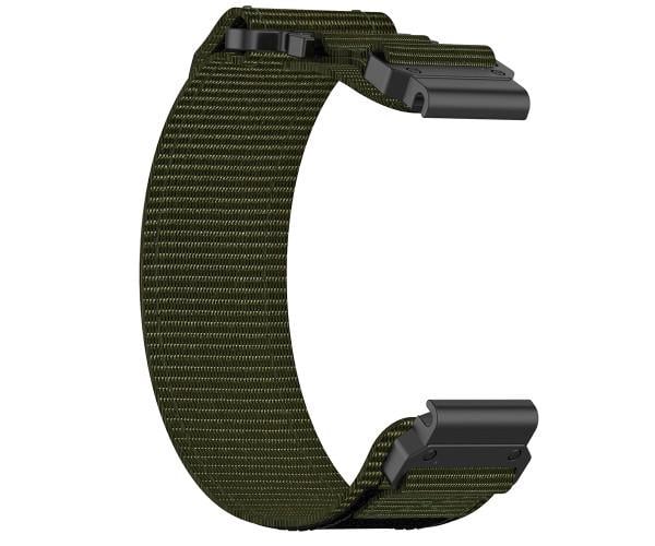 Ремешок Nylon Loop для смарт-часов Garmin Fenix 8 43 мм 20 мм Зеленый