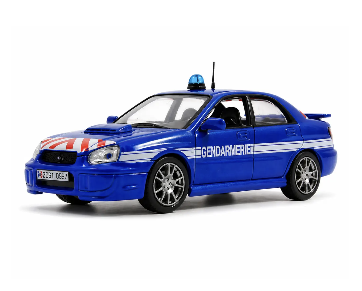 Колекційна модель Subaru Impreza поліція Франції 2000 Поліцейські машини світу 1:43