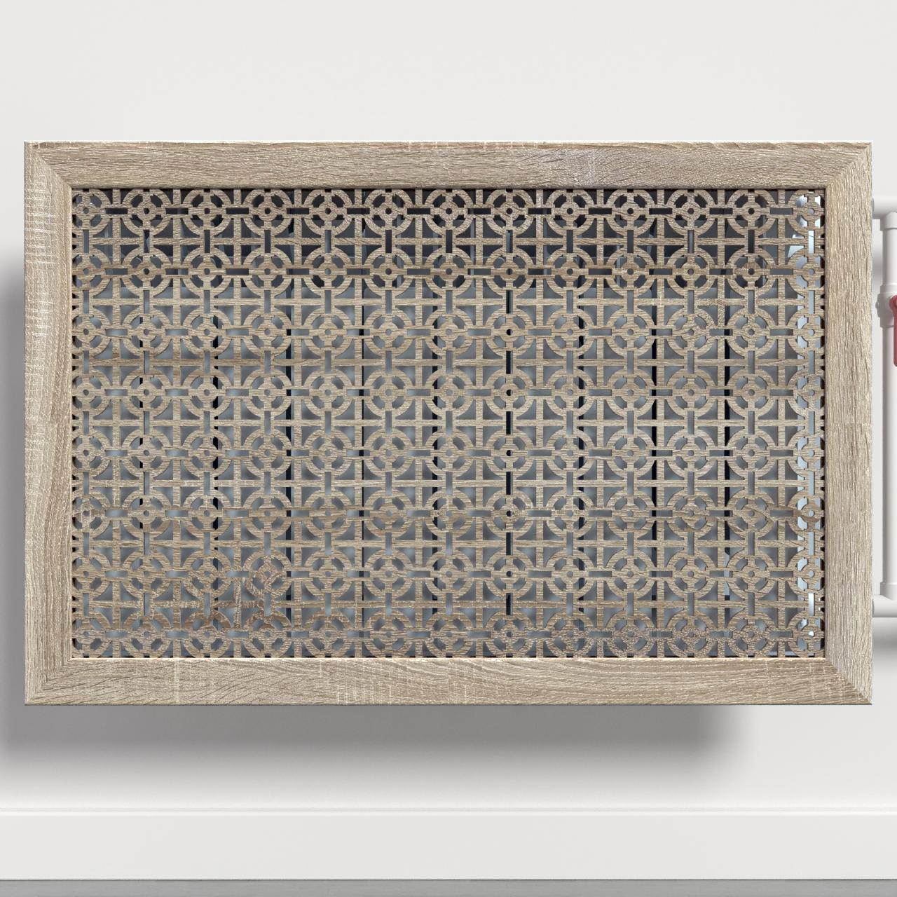 Решітка-екран на батарею SMARTWOOD 600 мм Дуб Сонома (R20202111)