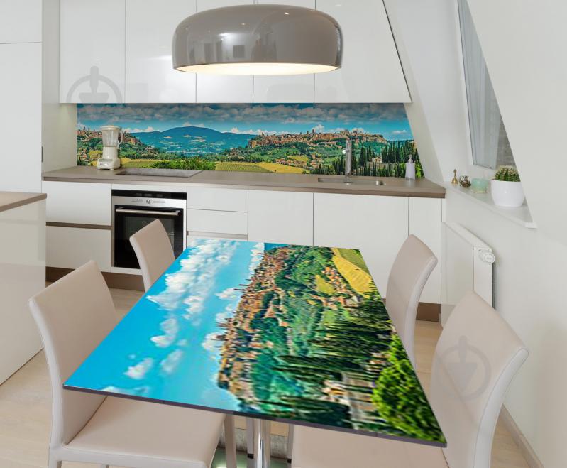 Наклейка виниловая на стол Zatarga  "Долина под Горой"  600х1200 мм