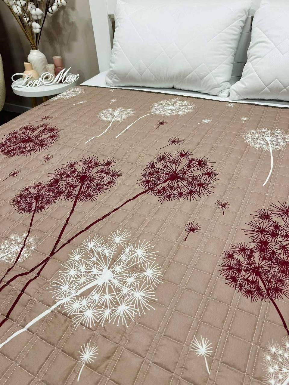 Покривало євро 200 х 220 см Коричневий (Д-al-st-pl-001) - фото 2