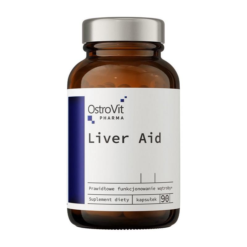 Комплекс для печінки з холіном і розторопшею OstroVit Pharma Liver Aid 90 капс.