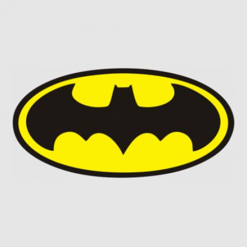 Стикер Batman 20x9,9 см Черный с желтым (21560557)