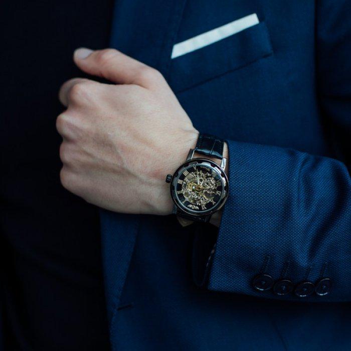 Годинник чоловічий механічний Winner Chocolate - фото 10 Годинник чоловічий механічний Winner Chocolate - фото 10