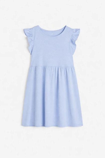 Платье H&M 1022631 122-128 см Голубой