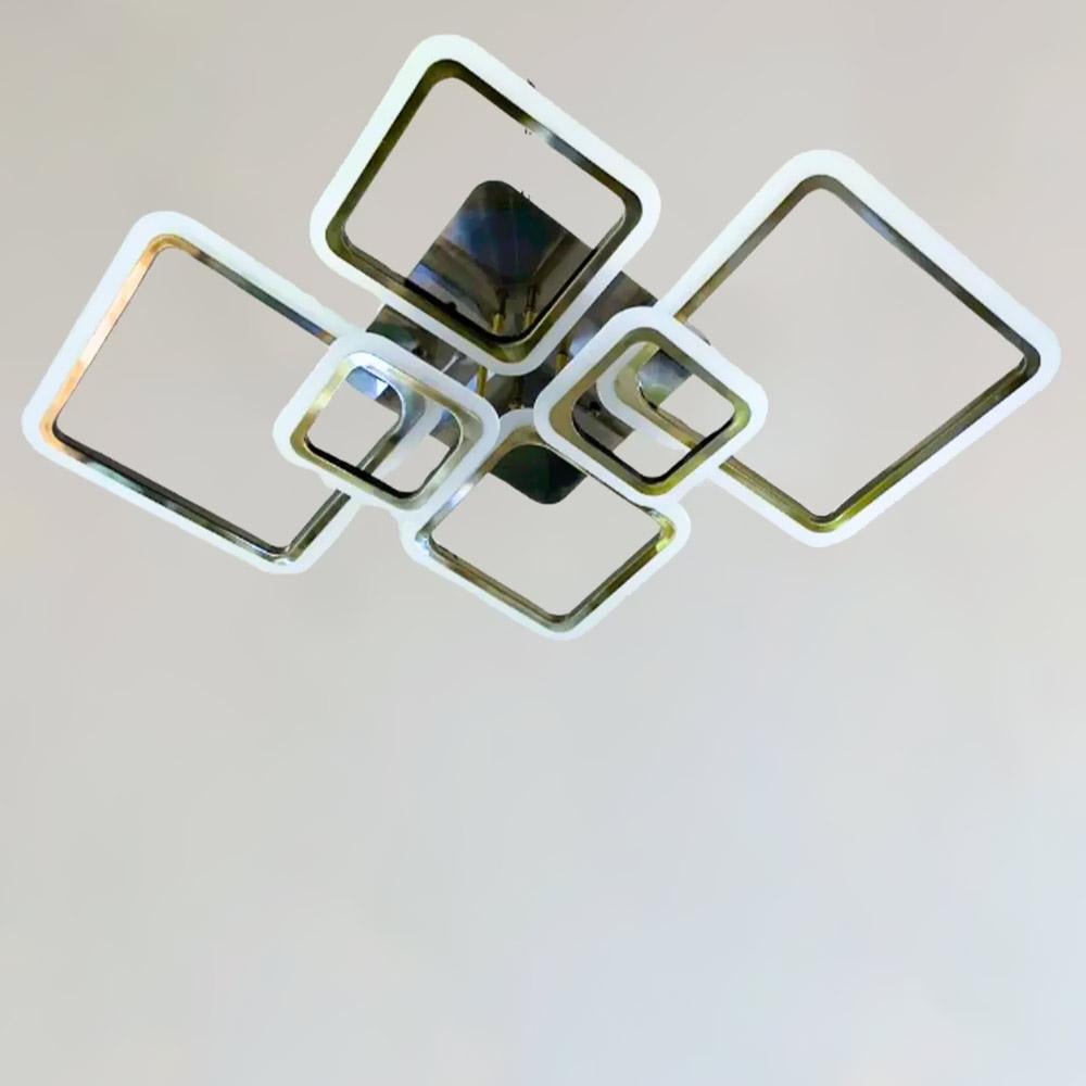 Люстра потолочная светодиодная Light House SL-18183/2/2/2 AB 159W Dimmer 3000-6000 140х1000х680 мм Бронзовый