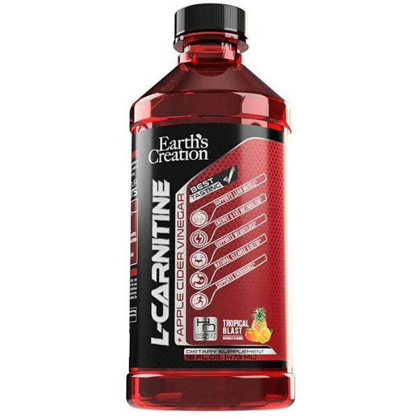 Карнитин Earth‘s Creation L-Carnitine + Apple Cider Vinegar Tropical Blast 473 мл 32 порции (000021619) Карнитин Earth‘s Creation L-Carnitine + Apple Cider Vinegar Tropical Blast 473 мл 32 порции (000021619)