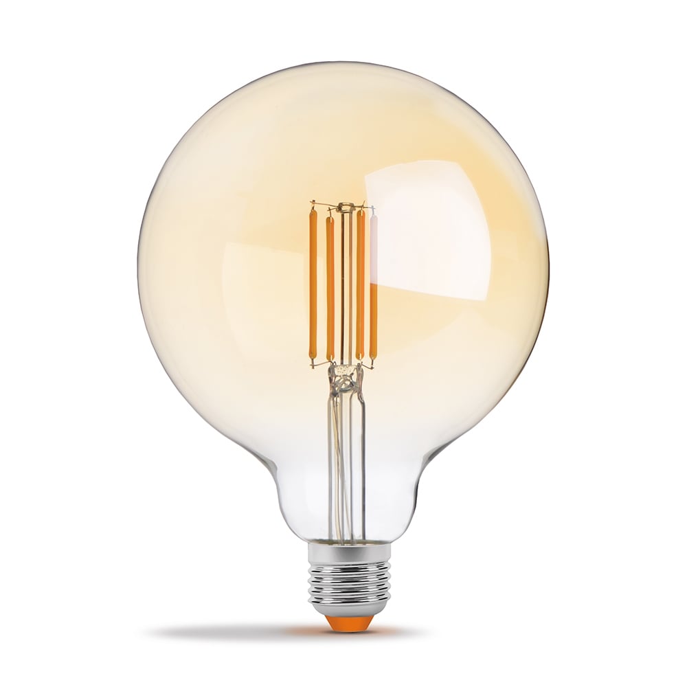 Лампа светодиодная Videx Filament G125FAD 7 Вт E27 2200K Бронза (VL-G125FAD-07272)