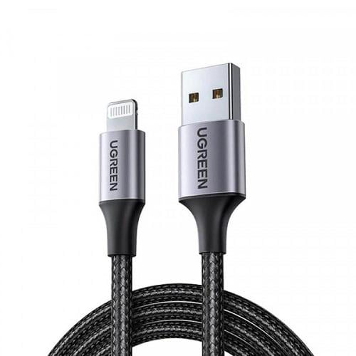 Кабель Ugreen USB AM-Lightning US199 M 2,4 A 2 м Черный (60158)