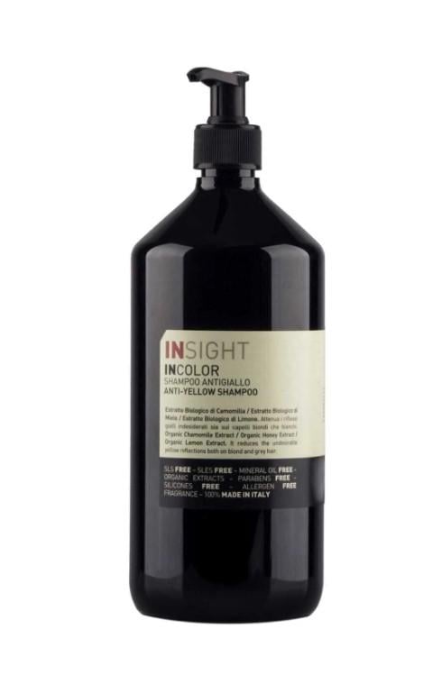 Шампунь для волос против желтизны Insight Incolor Anti-Yellow 900 мл (8029352354014)