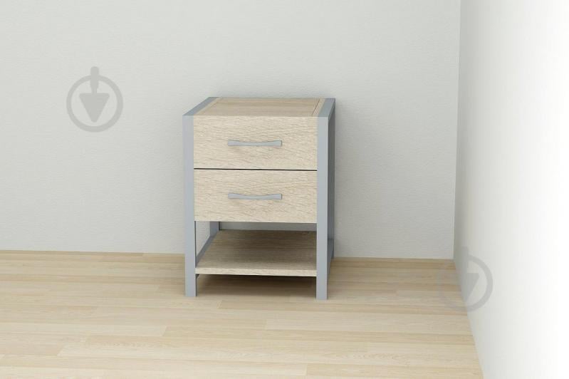 Тумба Ferrum-decor Вивьен 2/1 50x41x40 см Дуб Сонома (XK00142)