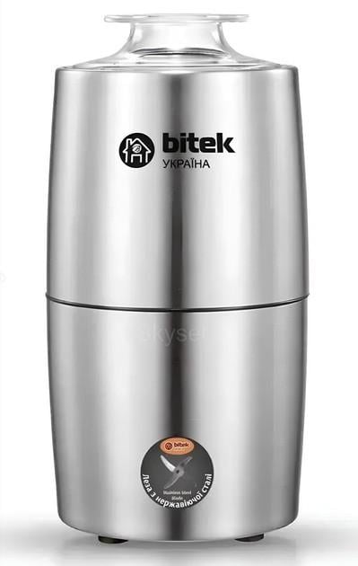Кавомолка електрична BITEK BT 7120 1000 Вт 200 г Сріблястий (2708080191)