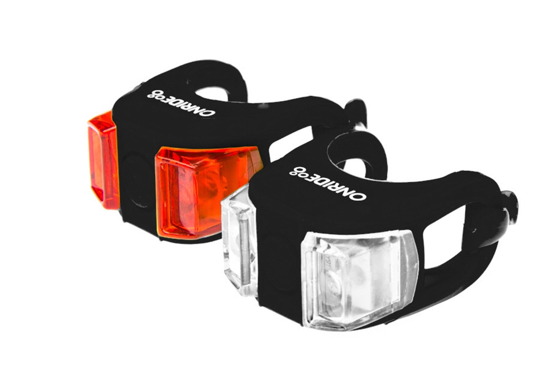 Ліхтар велосипедний OnRide Dual заднє/переднє 2хCR2032 в комплекті силікон Чорний (50000671) - фото 1 Ліхтар велосипедний OnRide Dual заднє/переднє 2хCR2032 в комплекті силікон Чорний (50000671) - фото 1