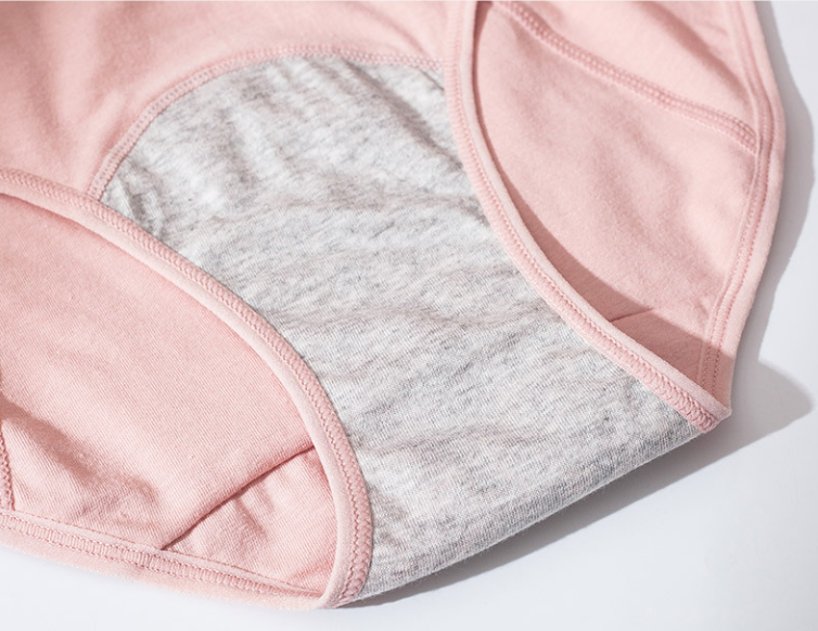 Трусики для критических дней с декоративной резинкой L Розовый - фото 5
