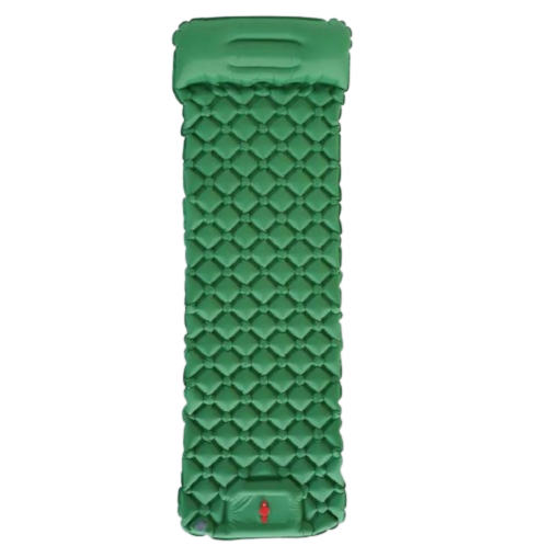 Коврик надувной Westtune с подушкой и встроенным насосом Green (gl3-dtf-5s8) - фото 1 Коврик надувной Westtune с подушкой и встроенным насосом Green (gl3-dtf-5s8) - фото 1