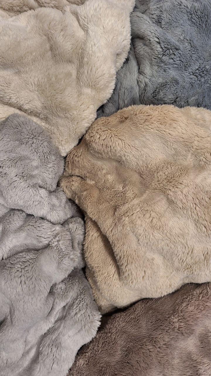 Плед-покрывало флисовый Colorful Home Шторм 200х220 см Бежевый (1240) - фото 8