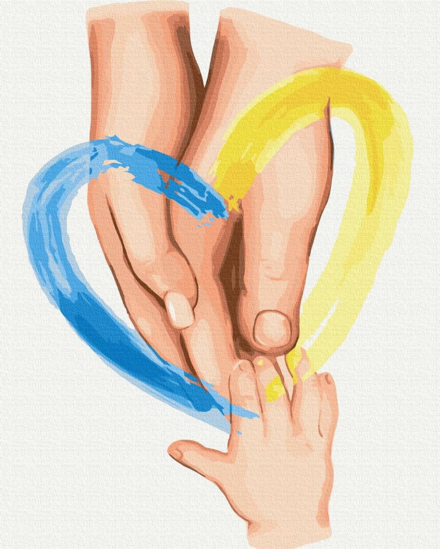 Картина за номерами Brushme Сімейне тепло 50x60 см (BS53078L) Картина за номерами Brushme Сімейне тепло 50x60 см (BS53078L)