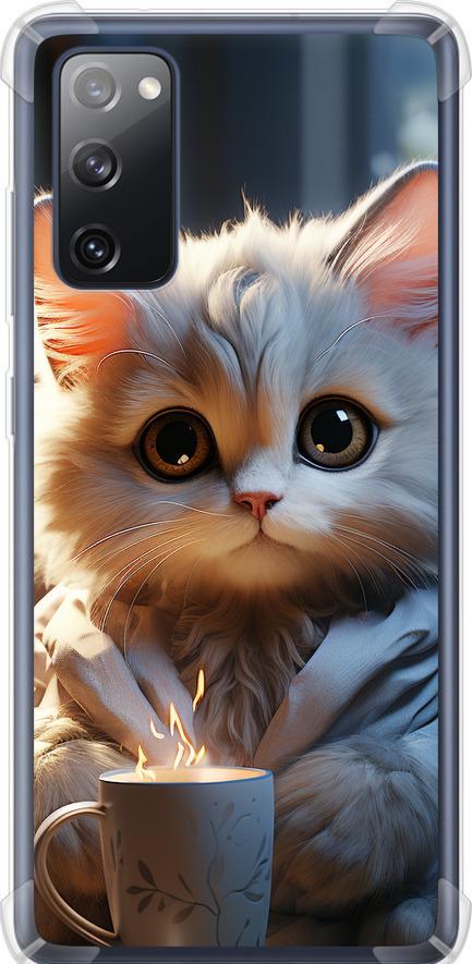 Чехол на Samsung Galaxy S20 FE G780F White cat (5646sp-2075-42517)