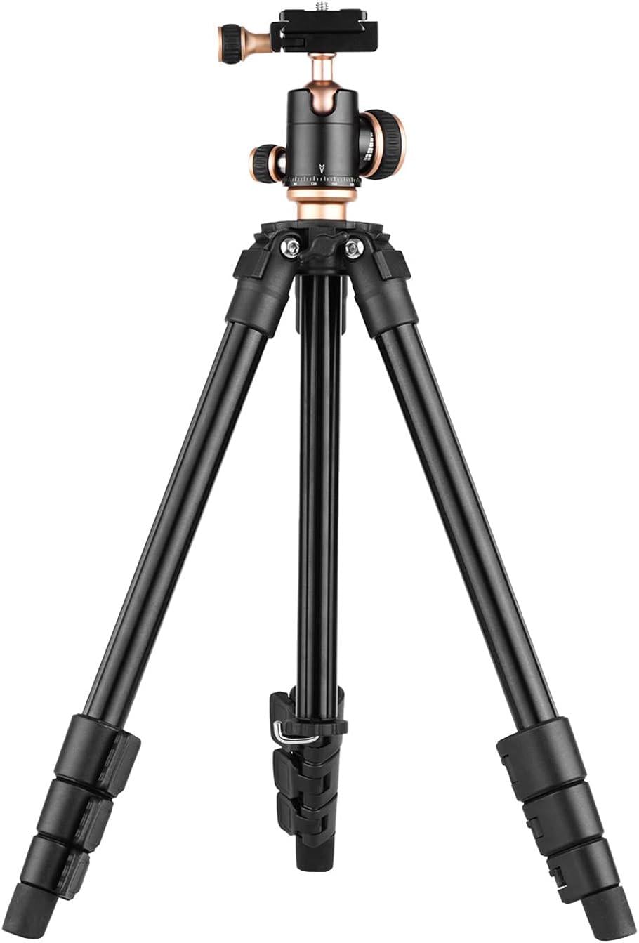 Штатив Andoer Q160SA с панорамной шаровой головкой для цифровых зеркальных фотокаме 40-126 см Black (Q160SA)