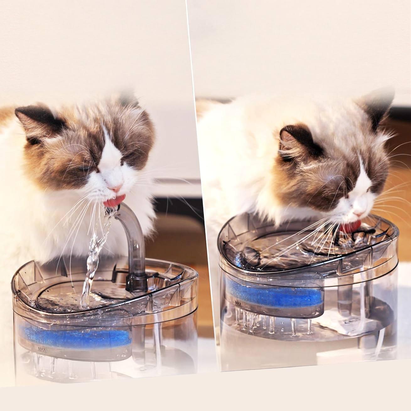 Фонтан-поїлка для котів і собак автоматичний Прозорий - фото 3 Фонтан-поїлка для котів і собак автоматичний Прозорий - фото 3