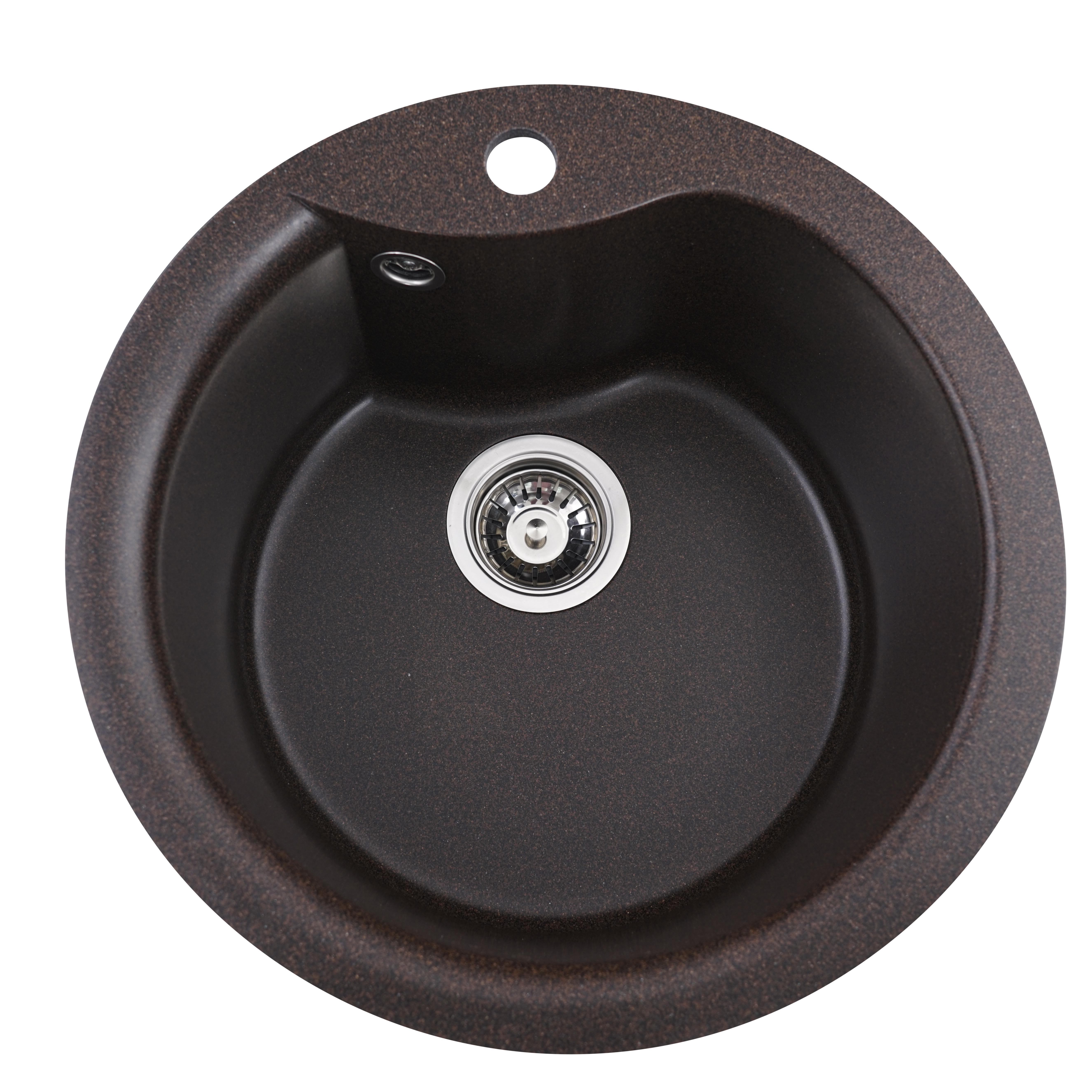 Мойка для кухни Platinum 480 Turas гранит матовый Шоколадный Мойка для кухни Platinum 480 Turas гранит матовый Шоколадный