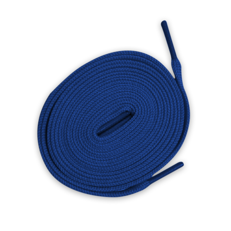 Плоские шнурки для обуви 120 см Синий (S-07 B_1 №13)
