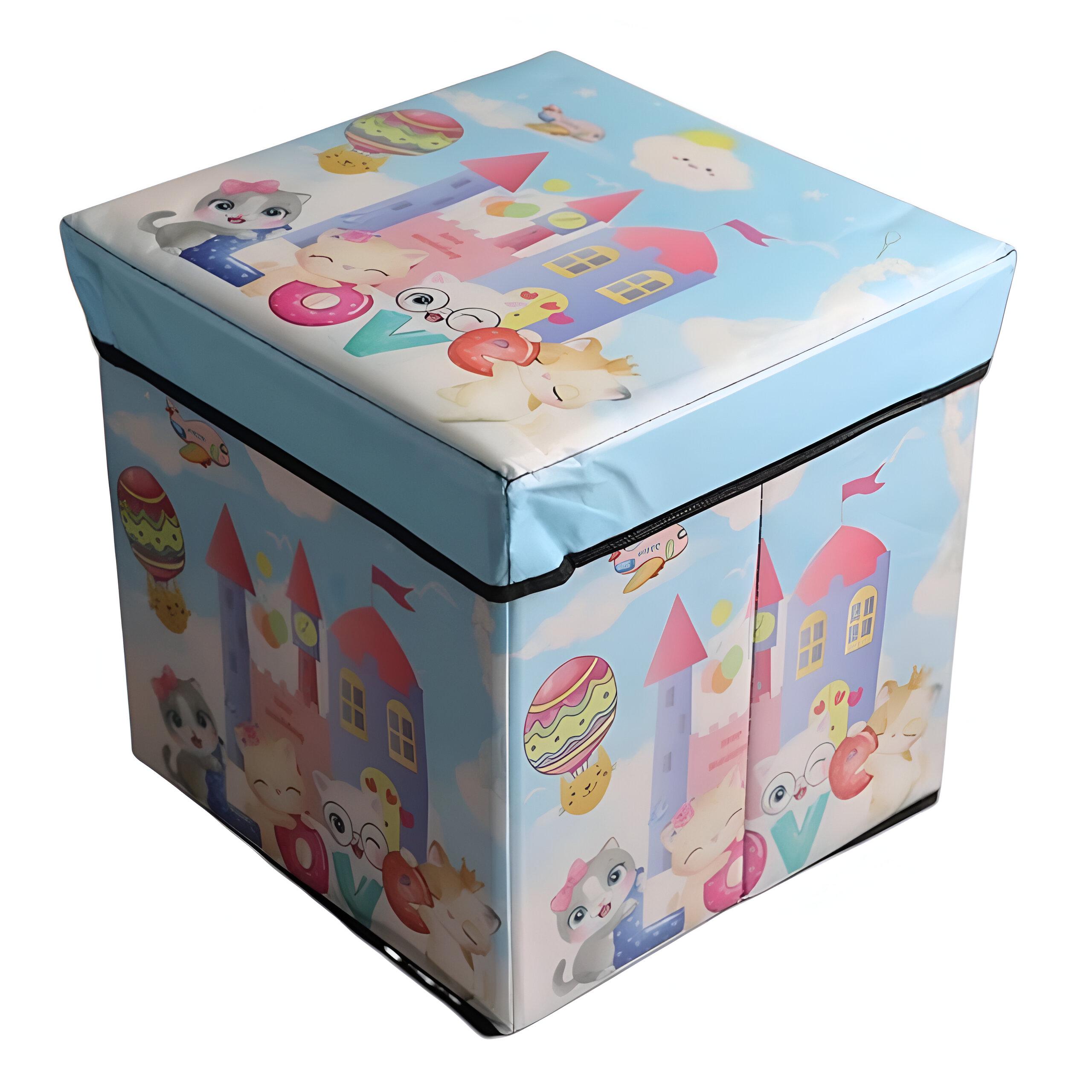 Коробка-органайзер раскладная C 68854-3 30х30х30 см Разноцветный