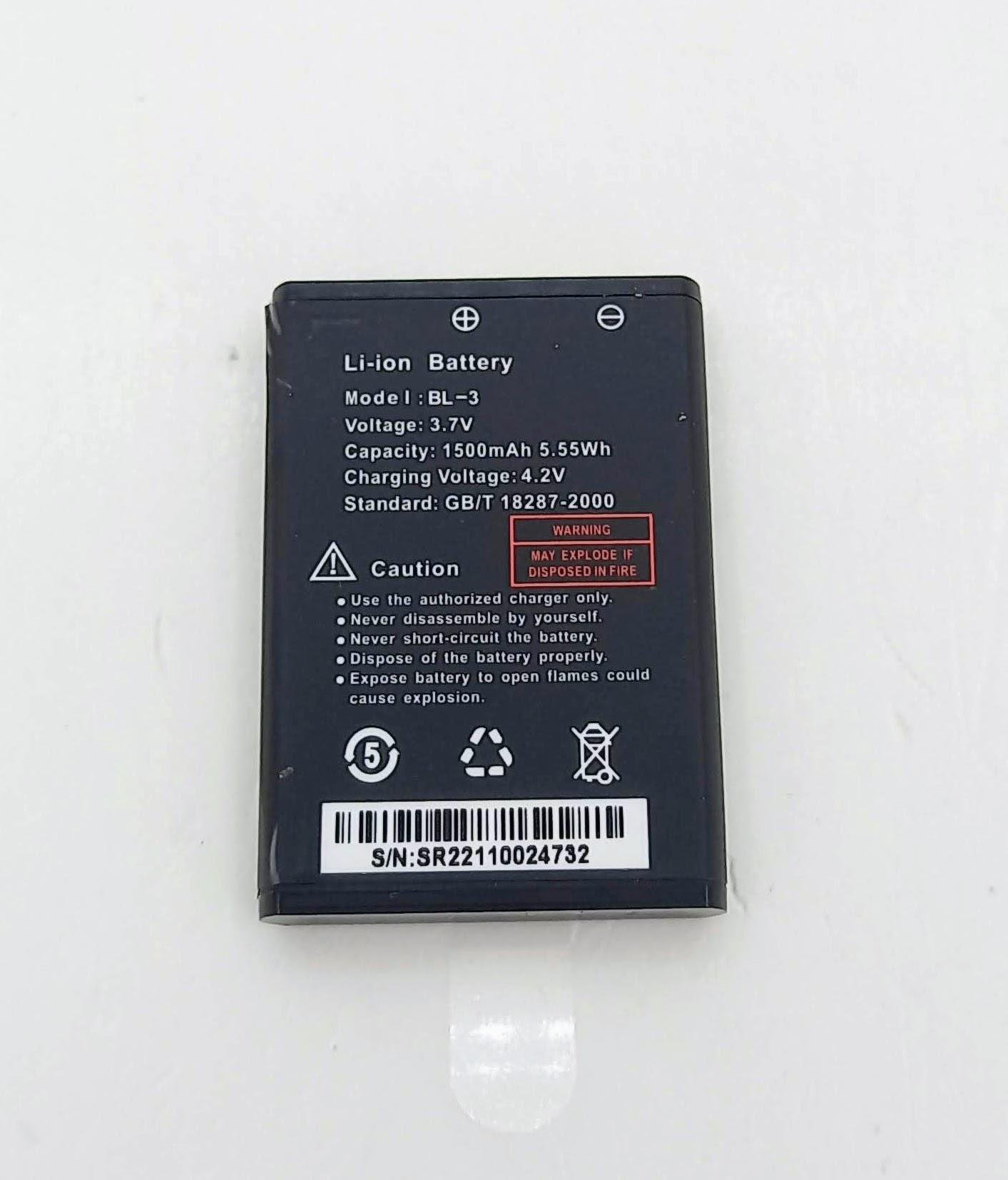 Аккумуляторная батарея для рации Baofeng BF-R5/T7 1500 mAh (BL-3) - фото 3