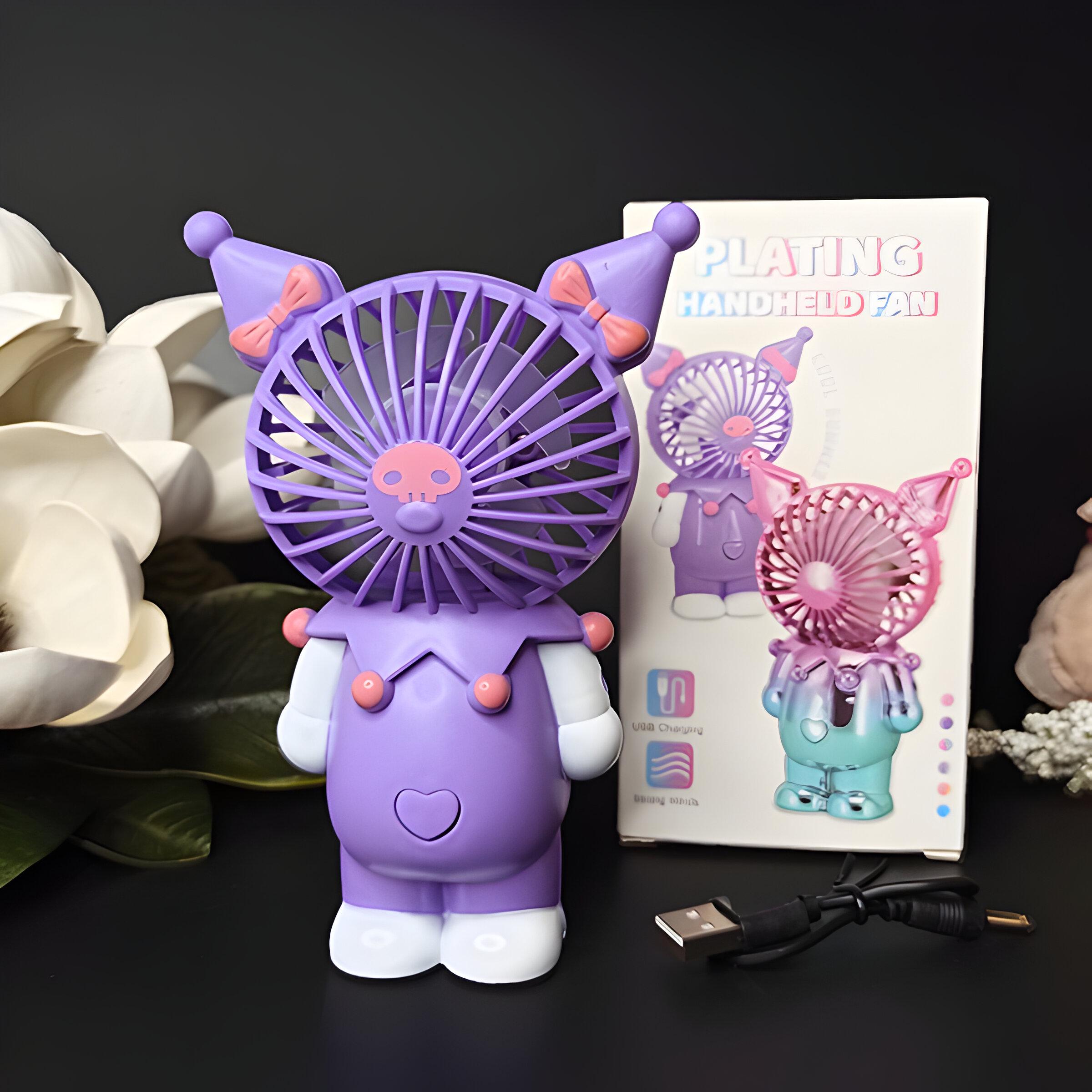 Дитячий вентилятор Куромі Бузковий (6829) - фото 7