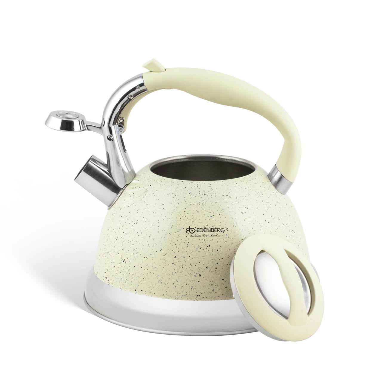 Чайник Edenberg 3 л Білий (EB-1955) - фото 3 Чайник Edenberg 3 л Білий (EB-1955) - фото 3