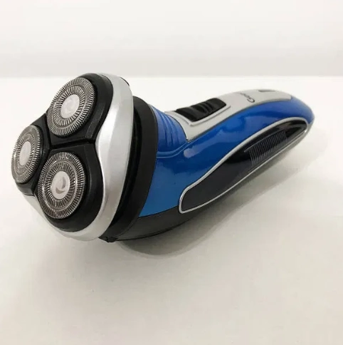 Електробритва акумуляторна Geemy GM 7090 для сухого гоління із триммером Синьо-сріблястий (005179) - фото 5 Електробритва акумуляторна Geemy GM 7090 для сухого гоління із триммером Синьо-сріблястий (005179) - фото 5