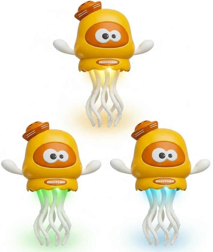 Набор детских игрушек Dancing Octopus Танцующий Осьминог 3 шт. 11 см Желтый (2104618772)