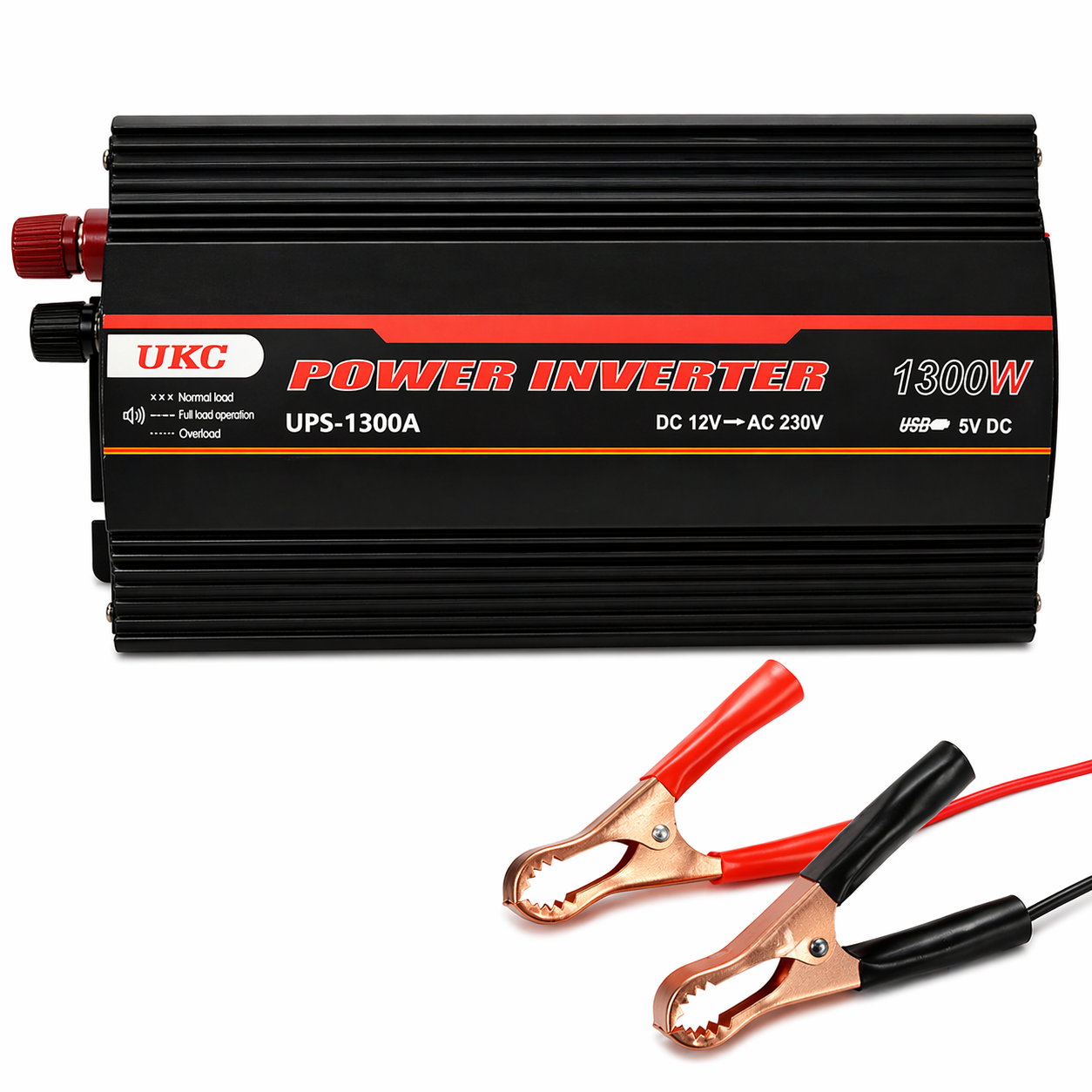 Автомобильный инвертор UKC AC/DC UPS ART 7060 12-220V 600/1300 Вт (37515364)