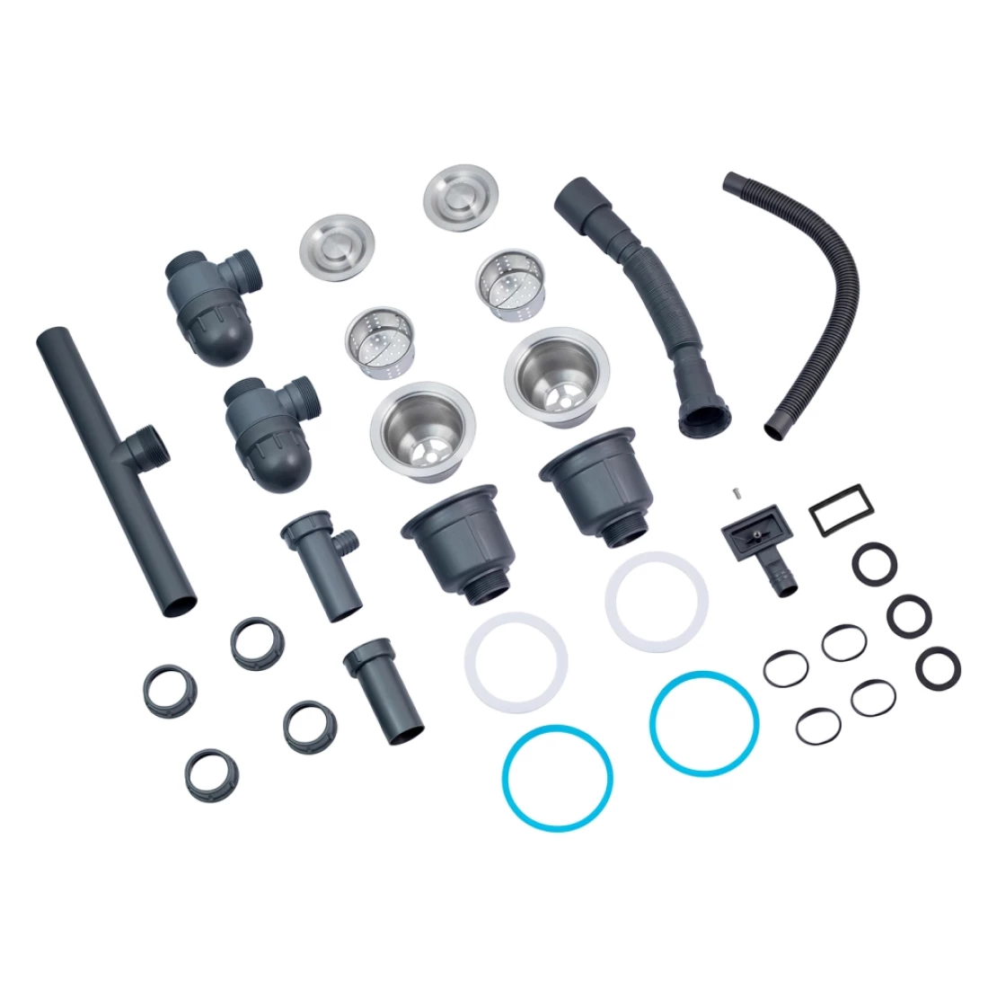 Мийка для кухні Kroner KRP Gebürstet 7843ZHM 3/1 мм з нержавіючої сталі (CV022805) - фото 8