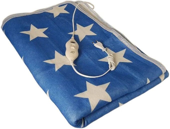 Электропростынь Electric Blanket 7421 150х160 см Синий с белым (5f9a9fe0a56503028c65bc48)