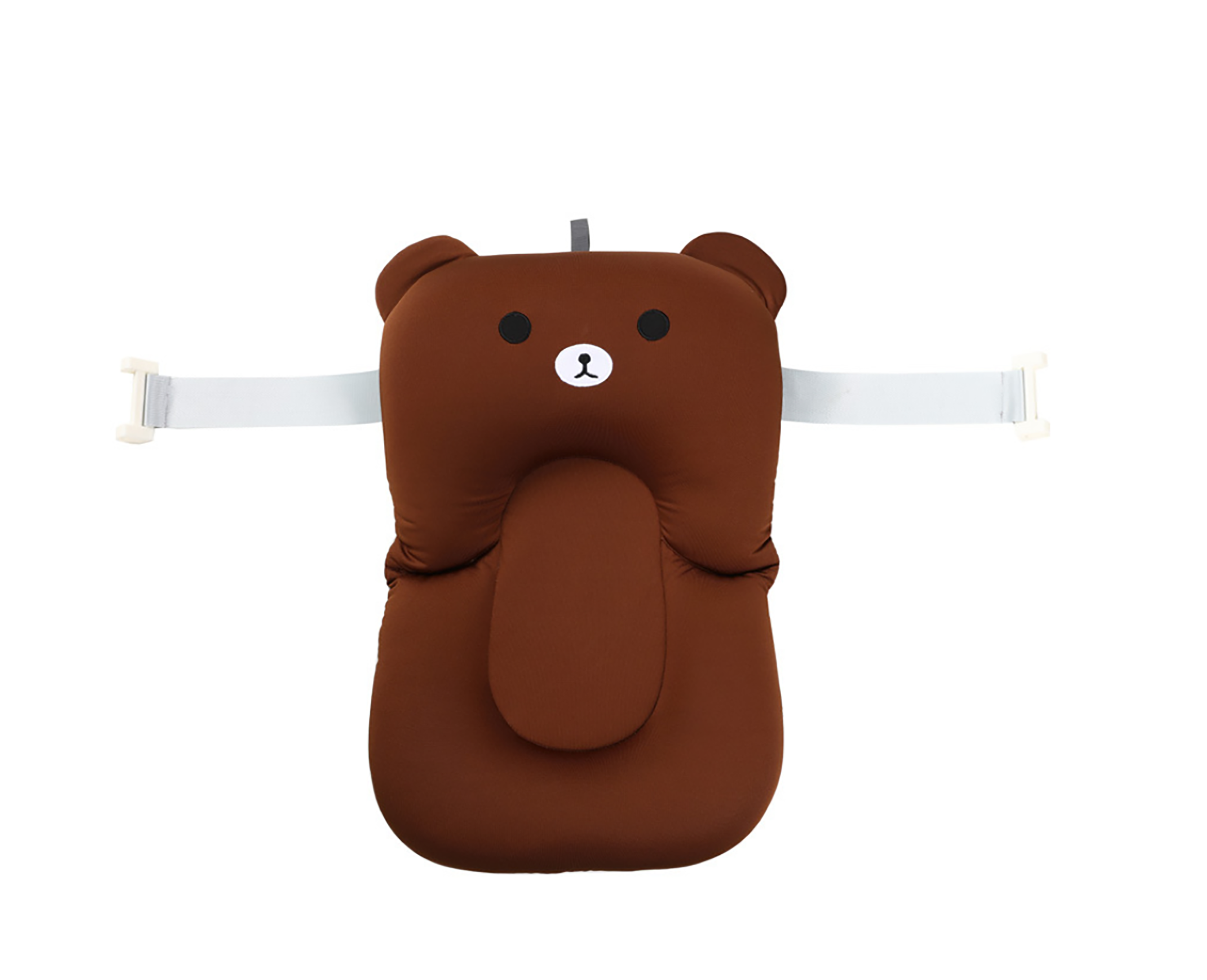 Нескользящий матрасик в ванночку SUNROZ Bear Baby Bath Mat для купания ребенка Коричневый (SUN6724)