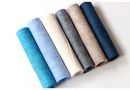 Набор американского мягкого фетра Pugovichok Тропическая волна 6 цветов для рукоделия и творчества