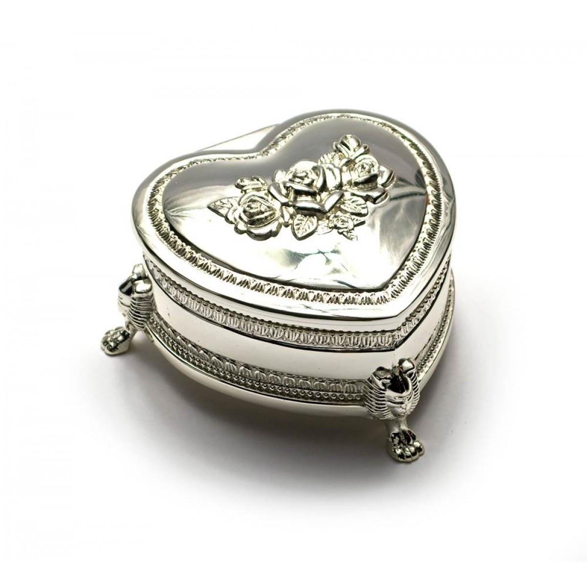 Шкатулка для прикрас сердечко 8х7,5х3,5 см