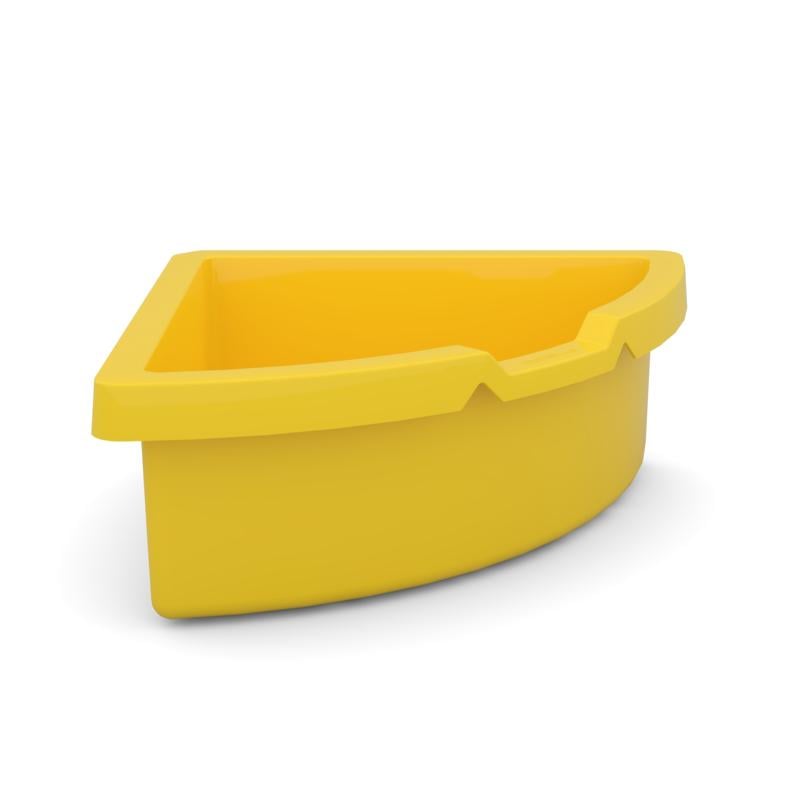 Лоток секторний Q2 пластиковий Жовтий (29067501)
