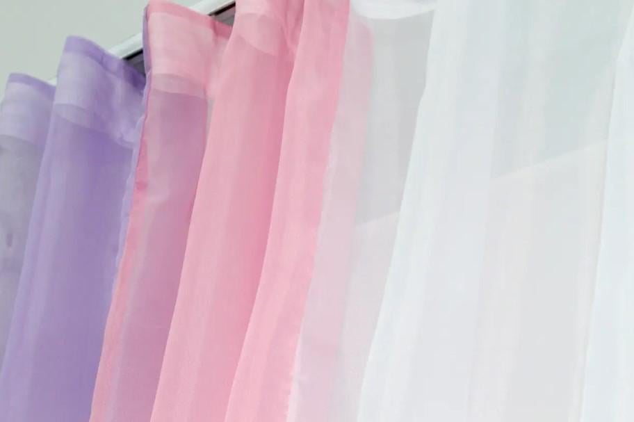 Штори кухонні шифон 300х170 см Бузковий/ Рожевий/Білий (054к) - фото 5 Штори кухонні шифон 300х170 см Бузковий/ Рожевий/Білий (054к) - фото 5