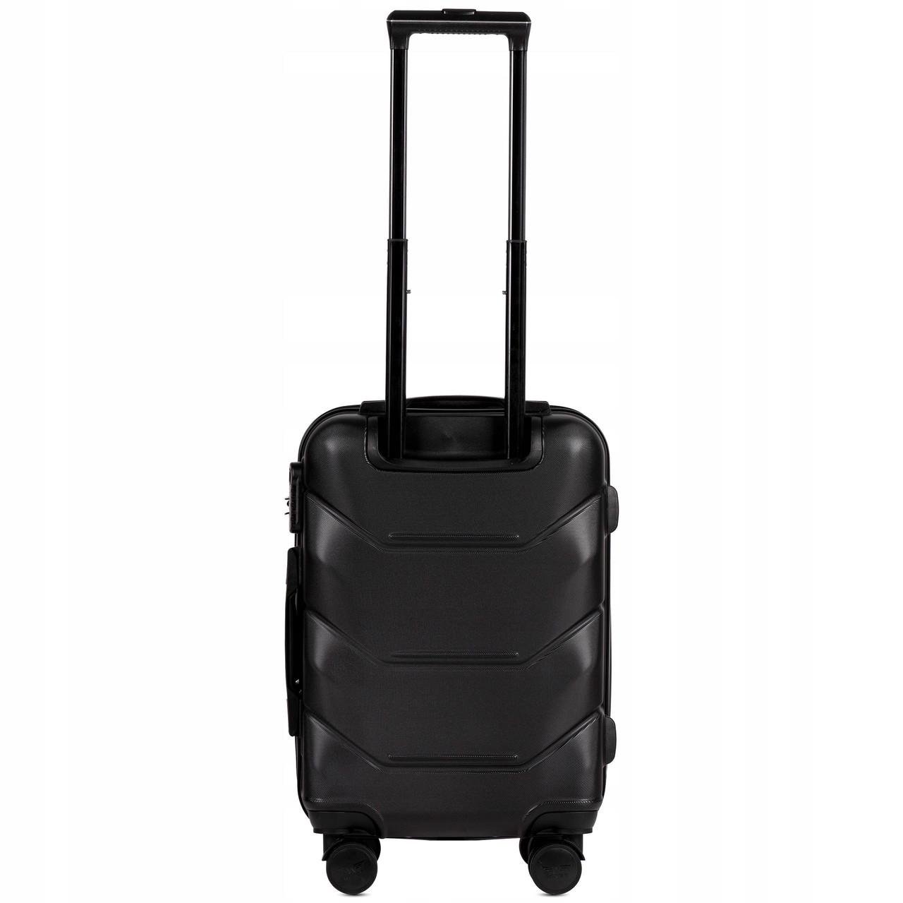 Чемодан дорожный Wings 148 M Черный (2761308533) - фото 3