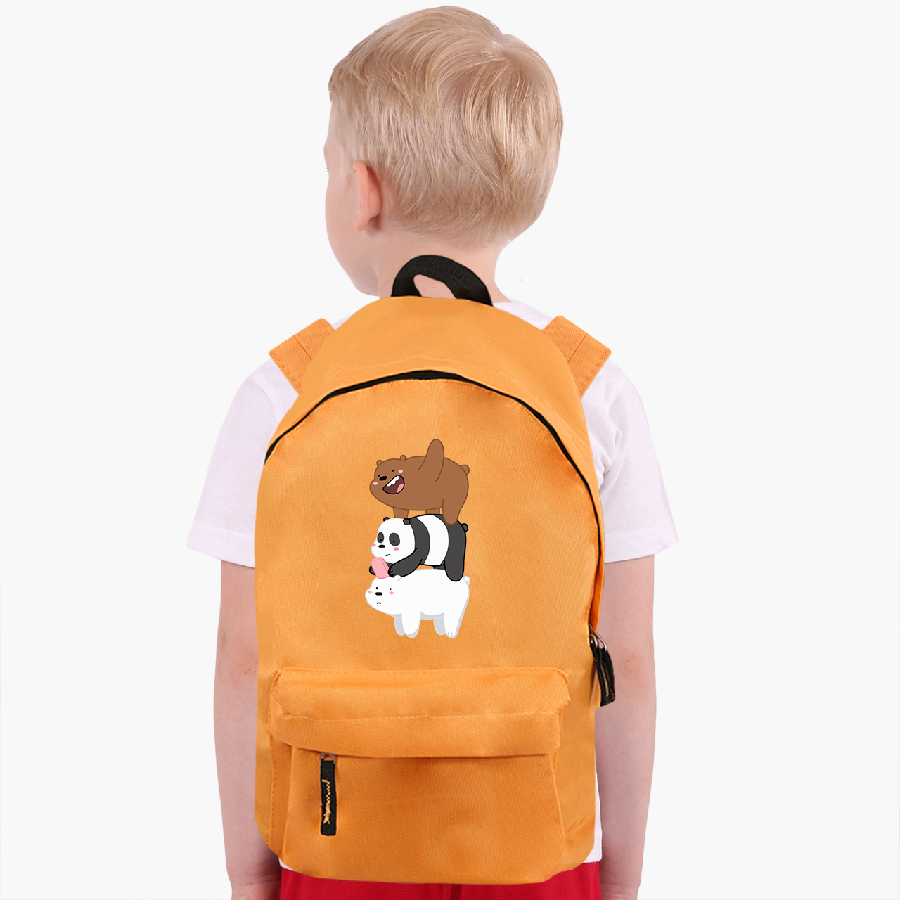 Рюкзак дитячий We Bare Bears Помаранчевий (9263-2643-OG) - фото 3 Рюкзак дитячий We Bare Bears Помаранчевий (9263-2643-OG) - фото 3